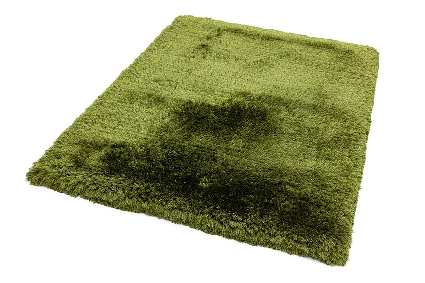 Plush Ultimate Shaggy Silk Rug - Green