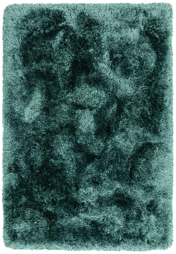 Plush Ultimate Shaggy Silk Rug - Petrol