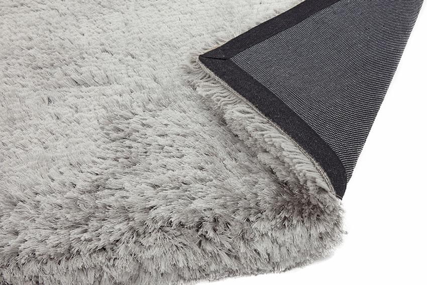 Plush Ultimate Shaggy Silk Rug - Silver