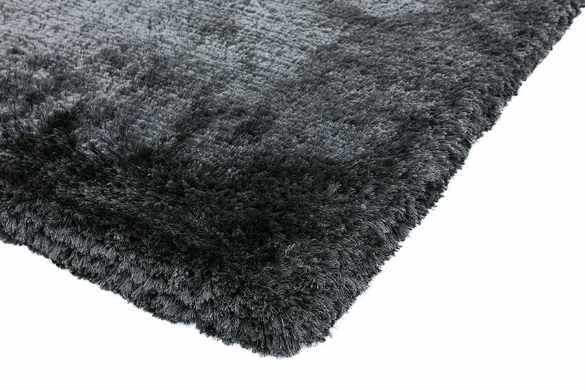 Plush Ultimate Shaggy Silk Rug - Slate