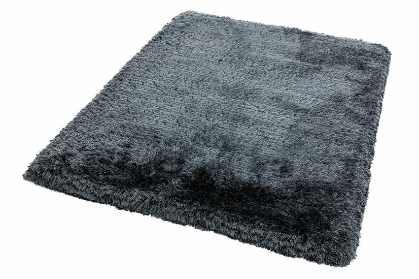 Plush Ultimate Shaggy Silk Rug - Slate