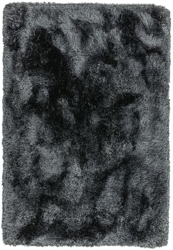 Plush Ultimate Shaggy Silk Rug - Slate