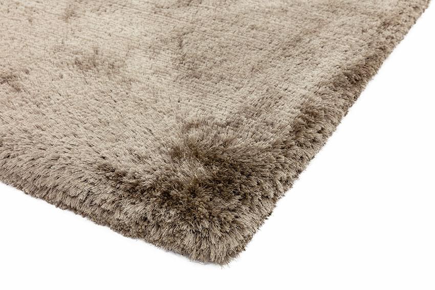 Plush Ultimate Shaggy Silk Rug - Taupe