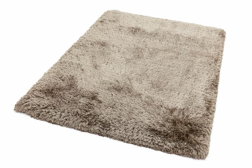 Plush Ultimate Shaggy Silk Rug - Taupe