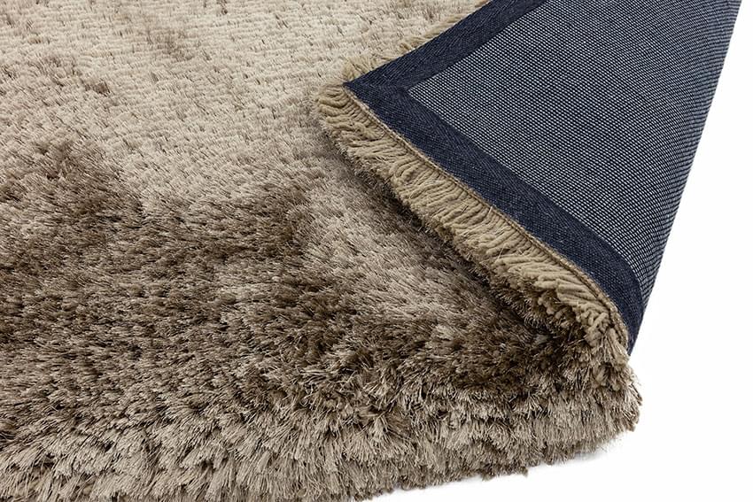 Plush Ultimate Shaggy Silk Rug - Taupe