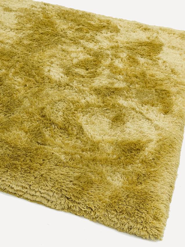 Plush Ultimate Shaggy Silk Rug - Yellow