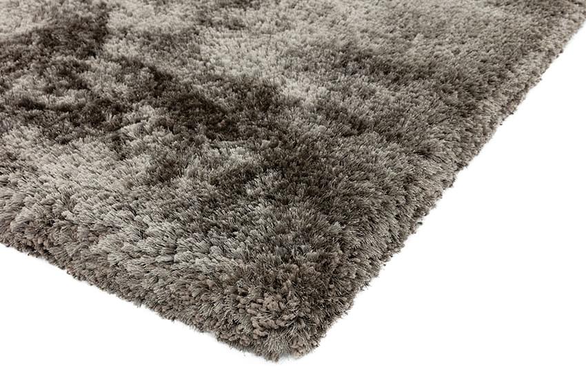 Plush Ultimate Shaggy Silk Rug - Zinc