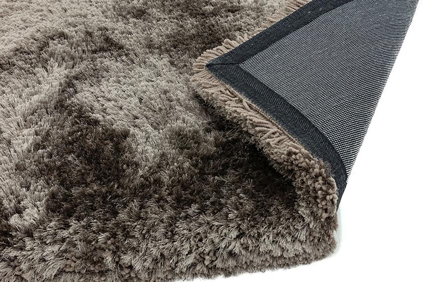 Plush Ultimate Shaggy Silk Rug - Zinc