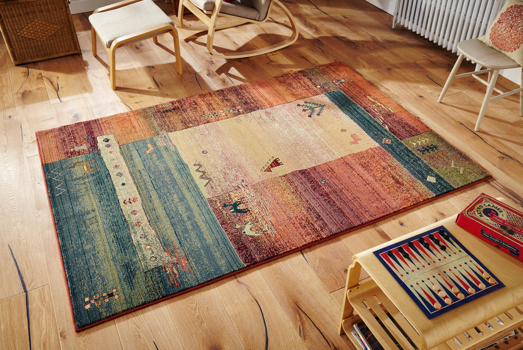 Gabbeh Tribal Rug - 217x