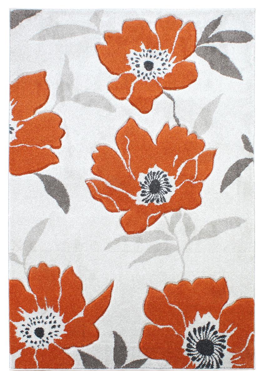 Passion Poppy Orange / Cream / Grey Rugs - Martin Phillips Carpets ... - Passion Poppy Orange / Cream / Grey Rugs. â€œ