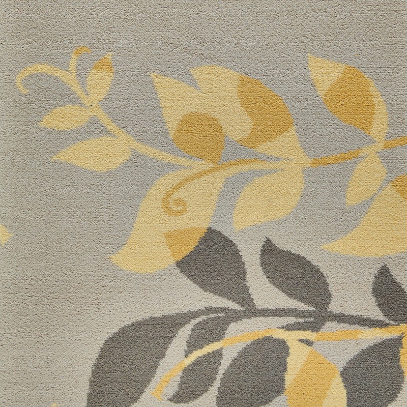 Timorous Beasties Floral Wool Carpet Yellow Botanical Martin Phillips Carpets