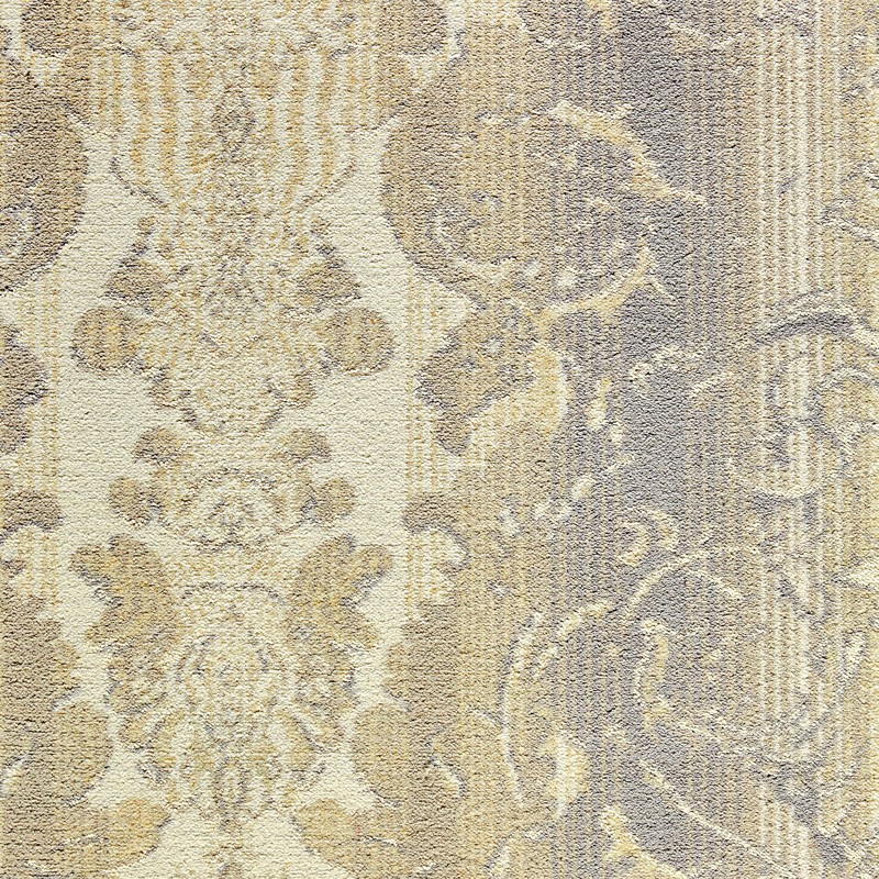 Timorous Beasties Patterned Wool Carpet - Linen Damask