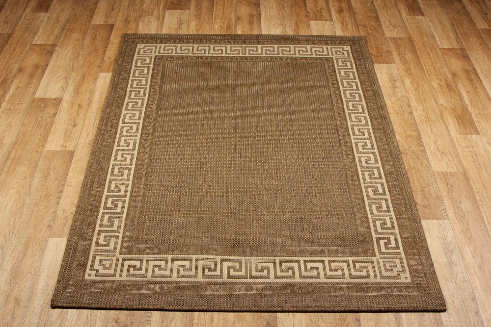 Greek Anti Slip Flatweave Rugs Brown Runners Martin Phillips