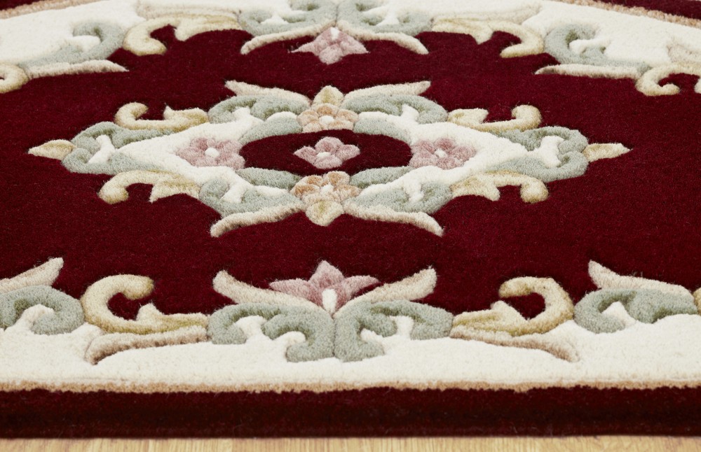 Royal Traditional Half Moon Rug - Red Royal Traditional Half Moon Rug - Red