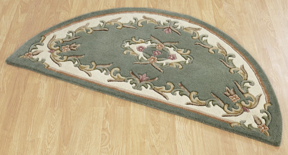 Royal Traditional Half Moon Rug - Green Royal Traditional Half Moon Rug - Green