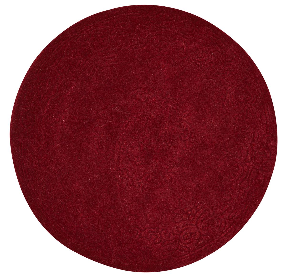 Emperor Luxury Dense Wool Rugs Red Circle Rug Martin Phillips