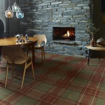 Abbeyglen Axmister Tartan Plaid Patterned Carpet