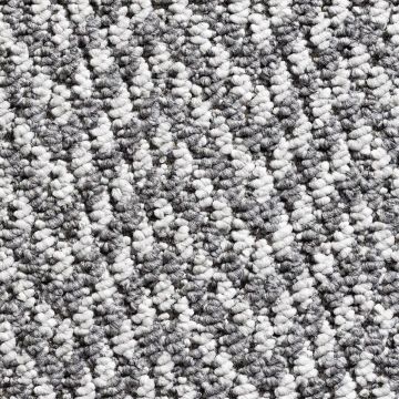 Aztec Herringbone Carpet-3121 Chrome-4m