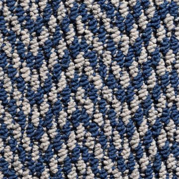 Aztec Herringbone Carpet-3137 French Blue-4m