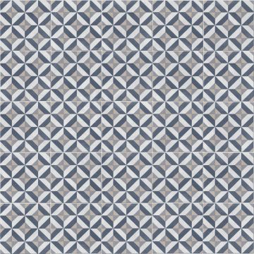 Retro Baroque Vinyl - Bernini Navy-2m