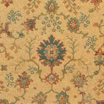 Renaissance Axmister Patterned Carpet-Gold Palmette-4m