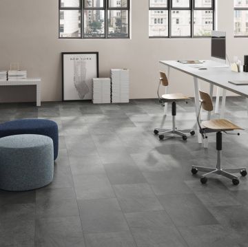 Invictus Maximus Click Groovy Granite Tile LVT