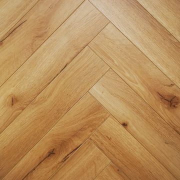 Winn 12mm Herringbone Robust Natural Oak
