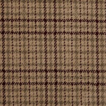 Weavers Bay Plaid Pattern Wilton Carpet-Pepper Stone-4m